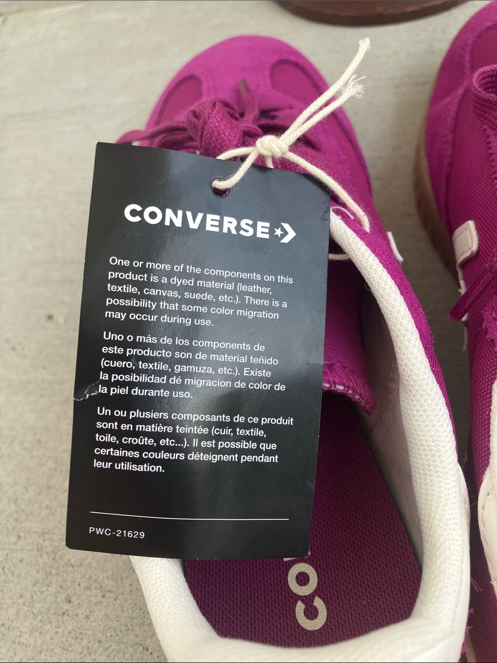 NWT Quantum Violet Converse Run Star Trainer Sneakers - Picture 6 of 8